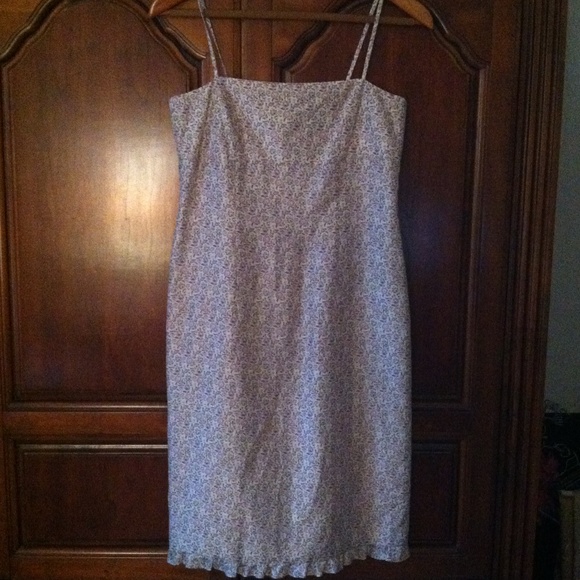 Ann Taylor Lavender Floral sun dress - Picture 2 of 5